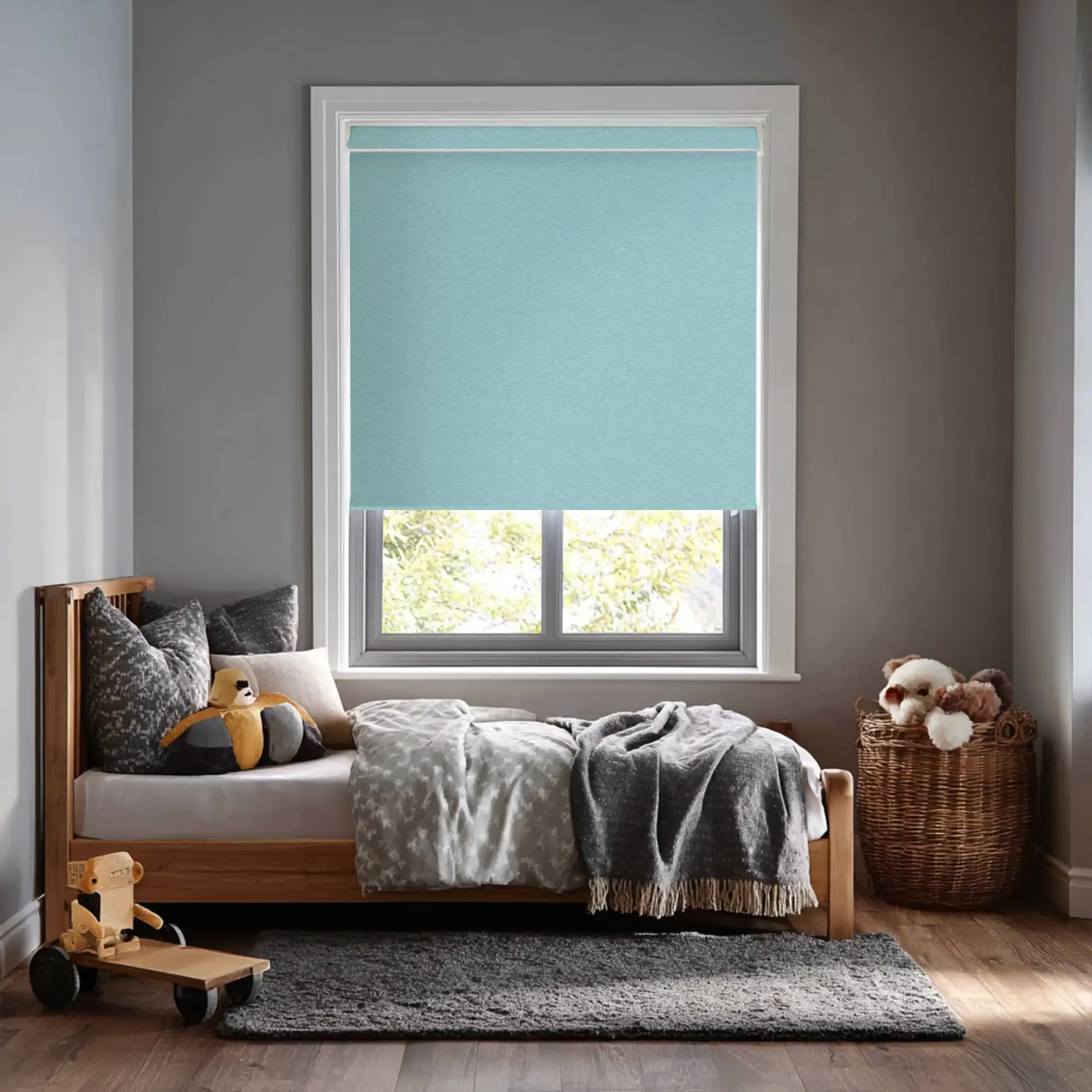Amsterdam Duck Egg Electric Roller Blind
