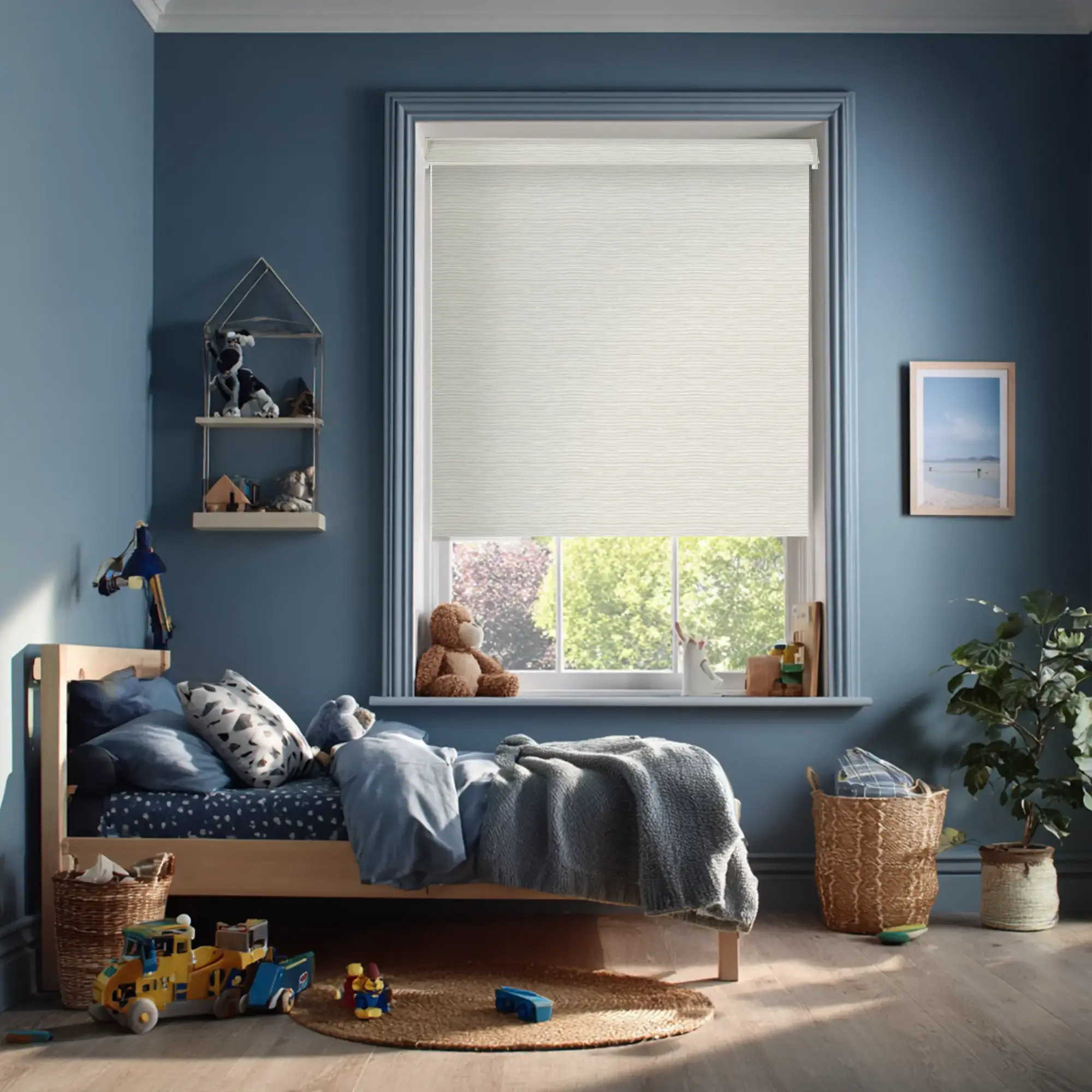 Paris Natural Electric Roller Blind
