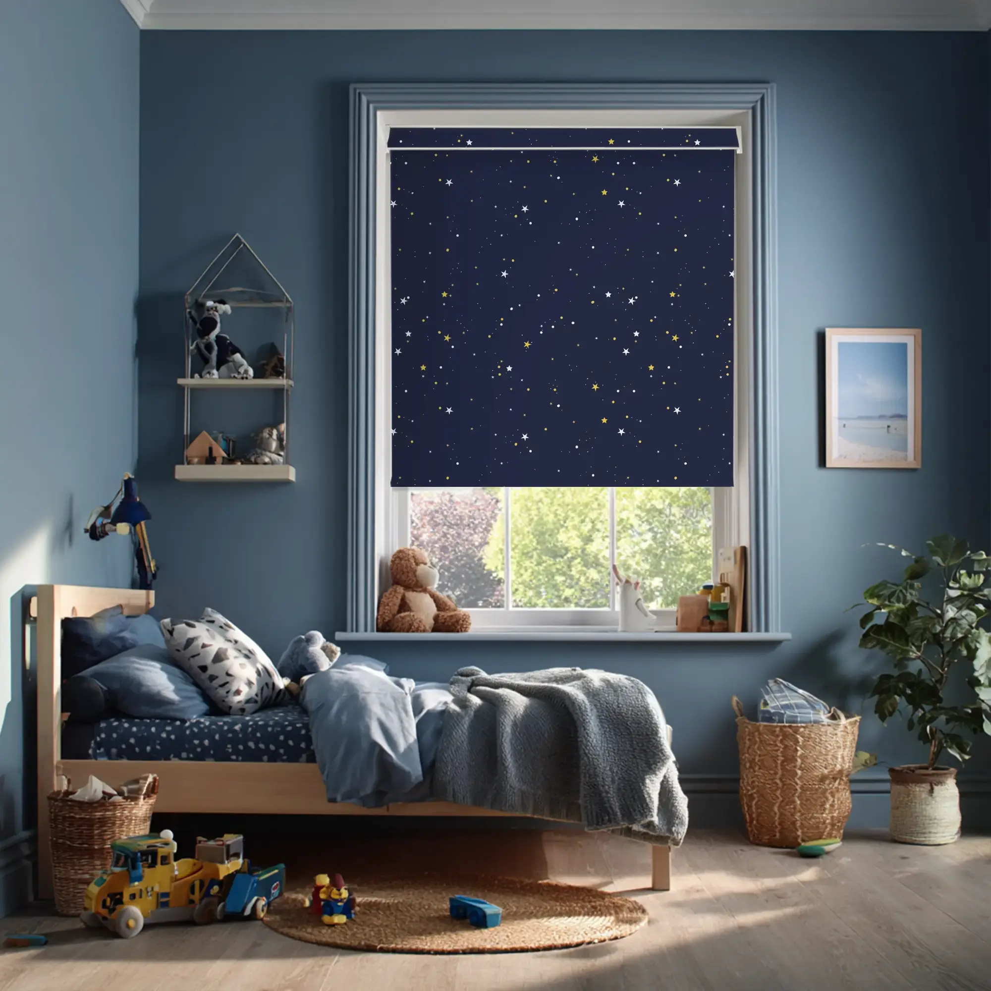 Starry Night Electric Roller Blind