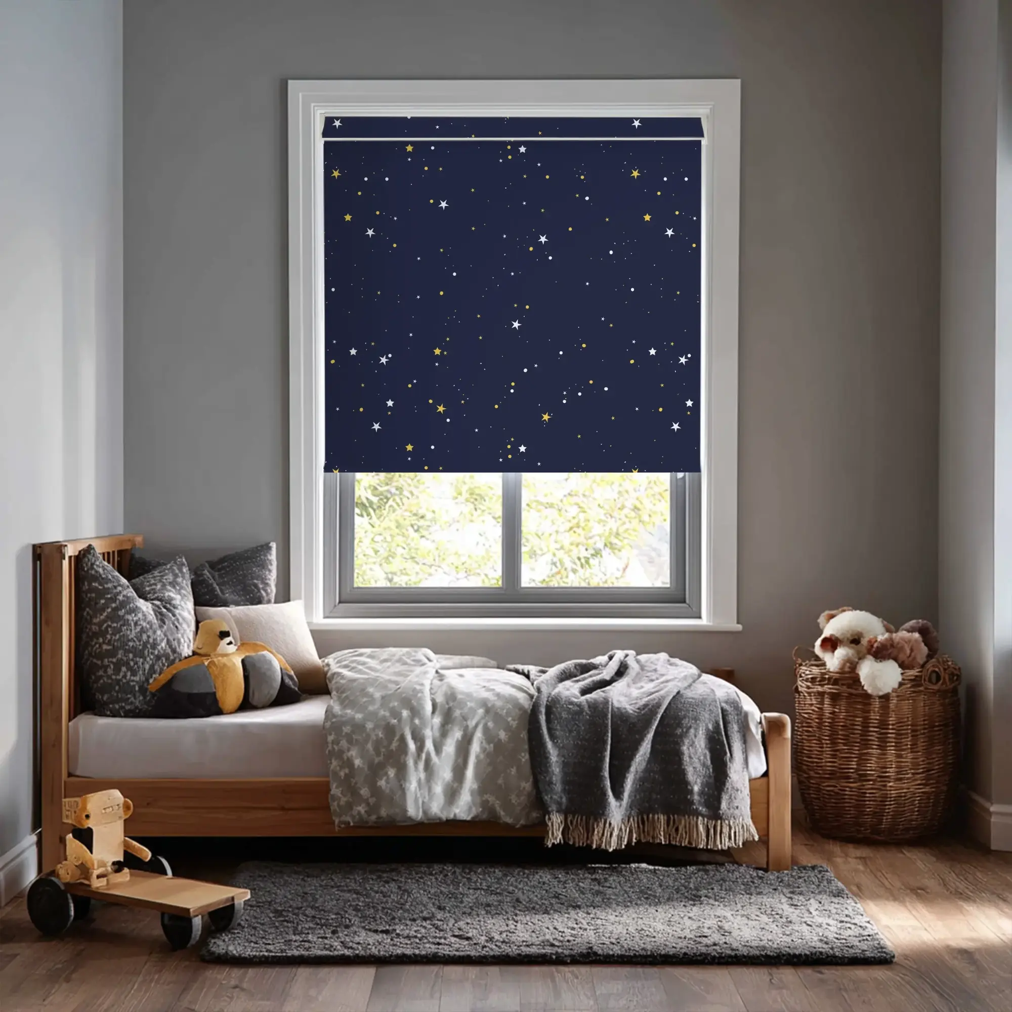 Starry Night Electric Roller Blind