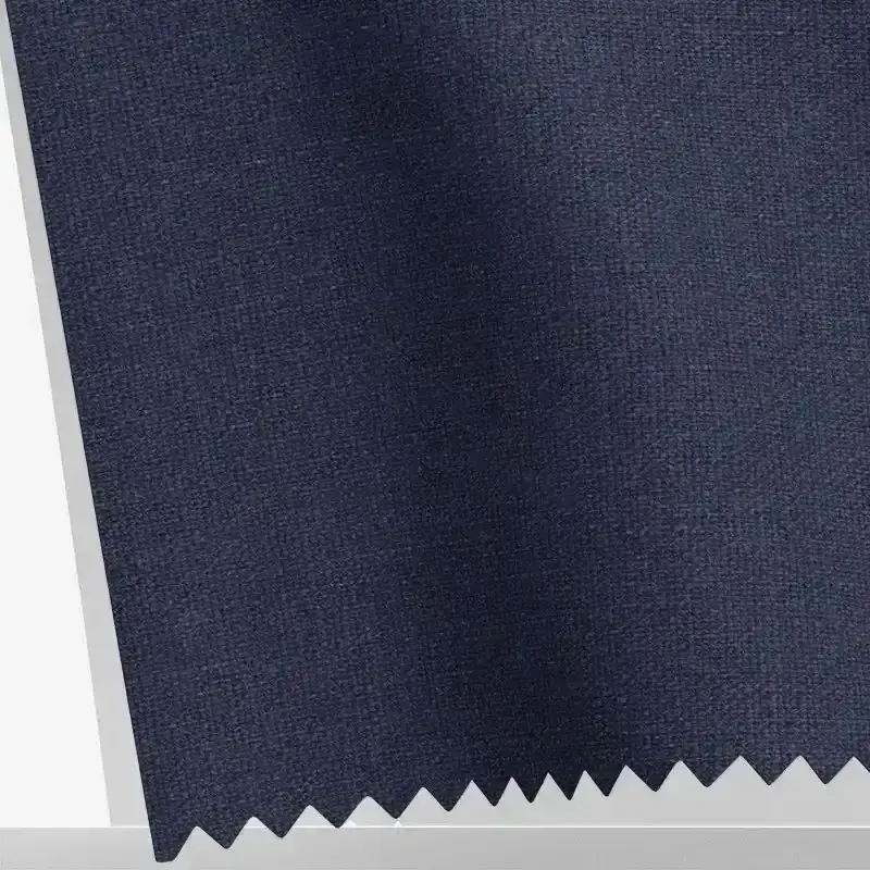 Indigo Blue Blackout Electric Roller Blind