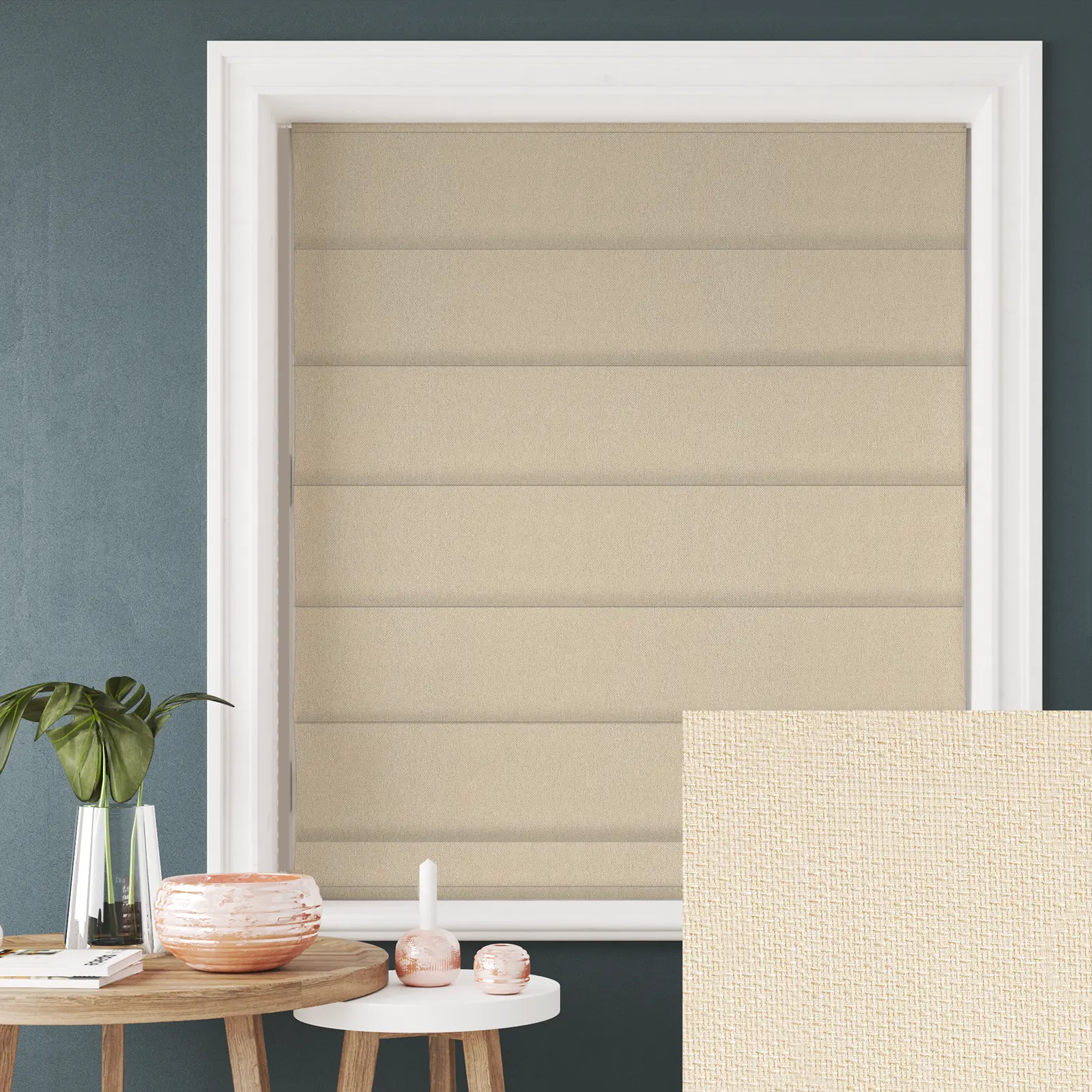 Hampton Parthenon Blackout Electric Roman Blind