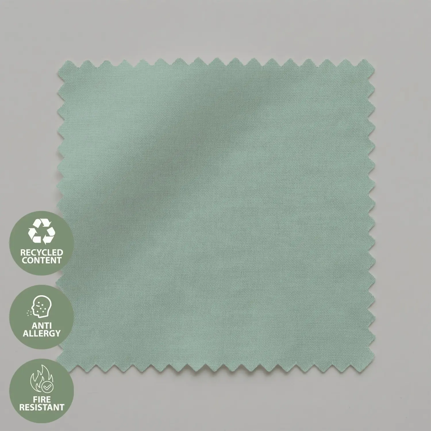 Mineral Green Daylight Electric Roller Blind