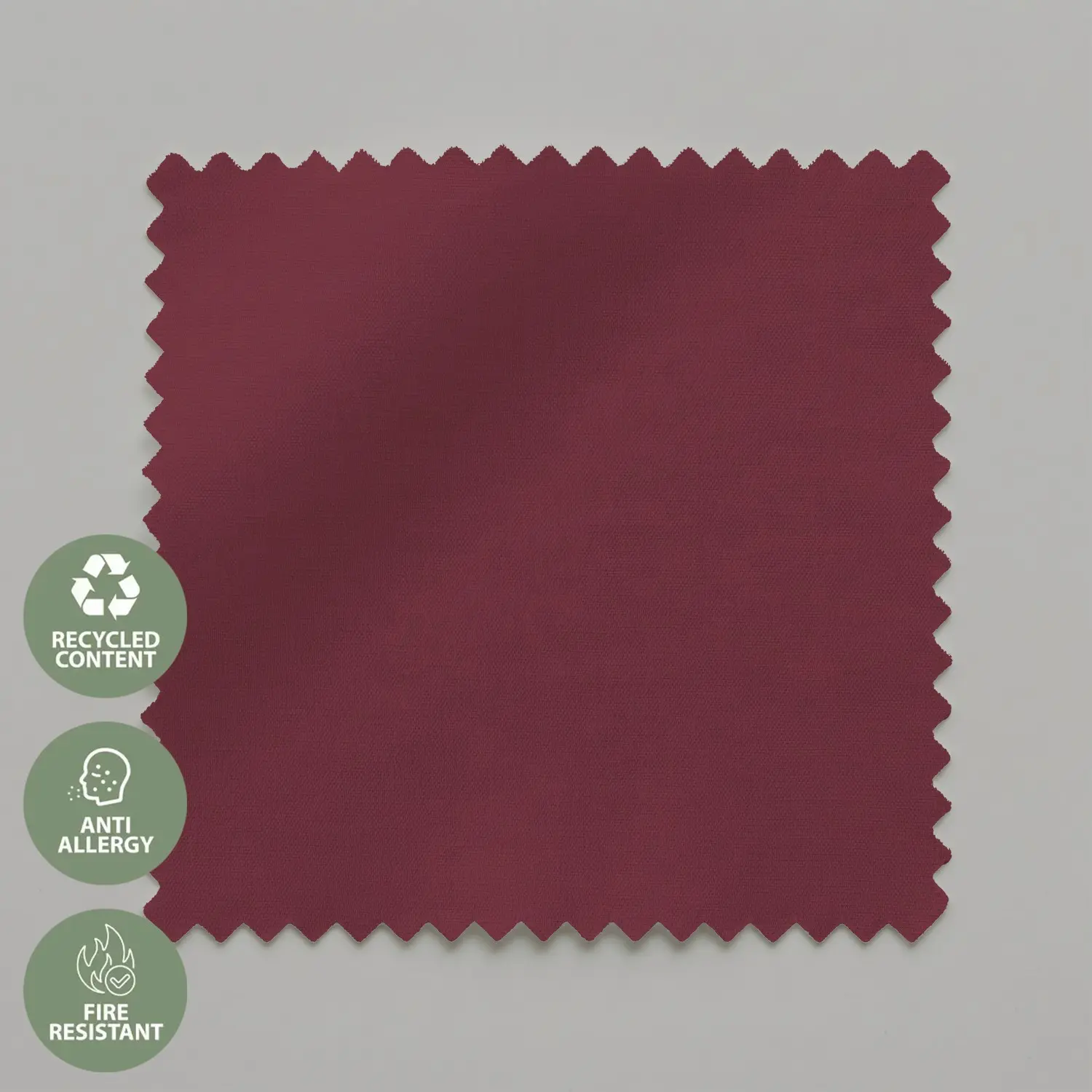 Burgundian Red Daylight Electric Roller Blind