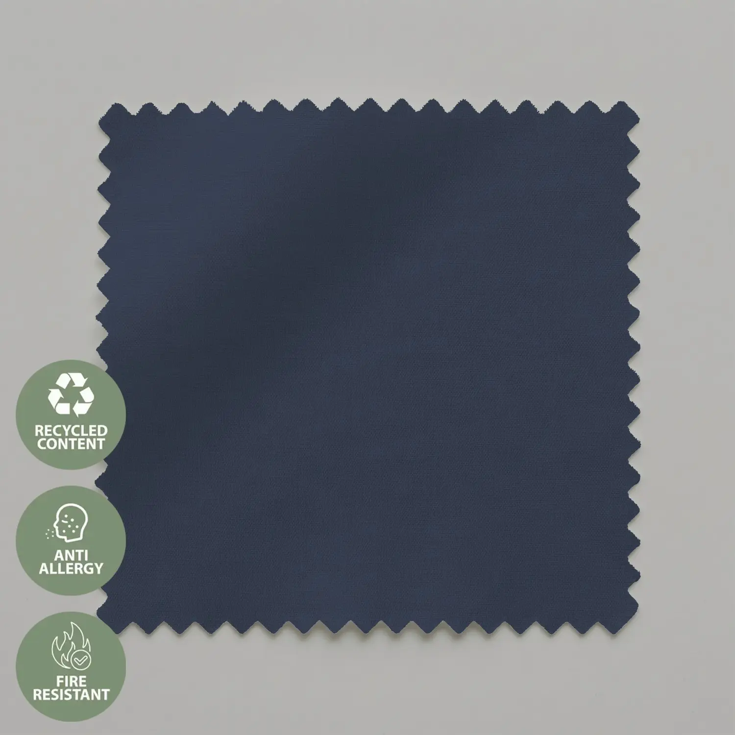 Royal Navy Blue Daylight Electric Roller Blind