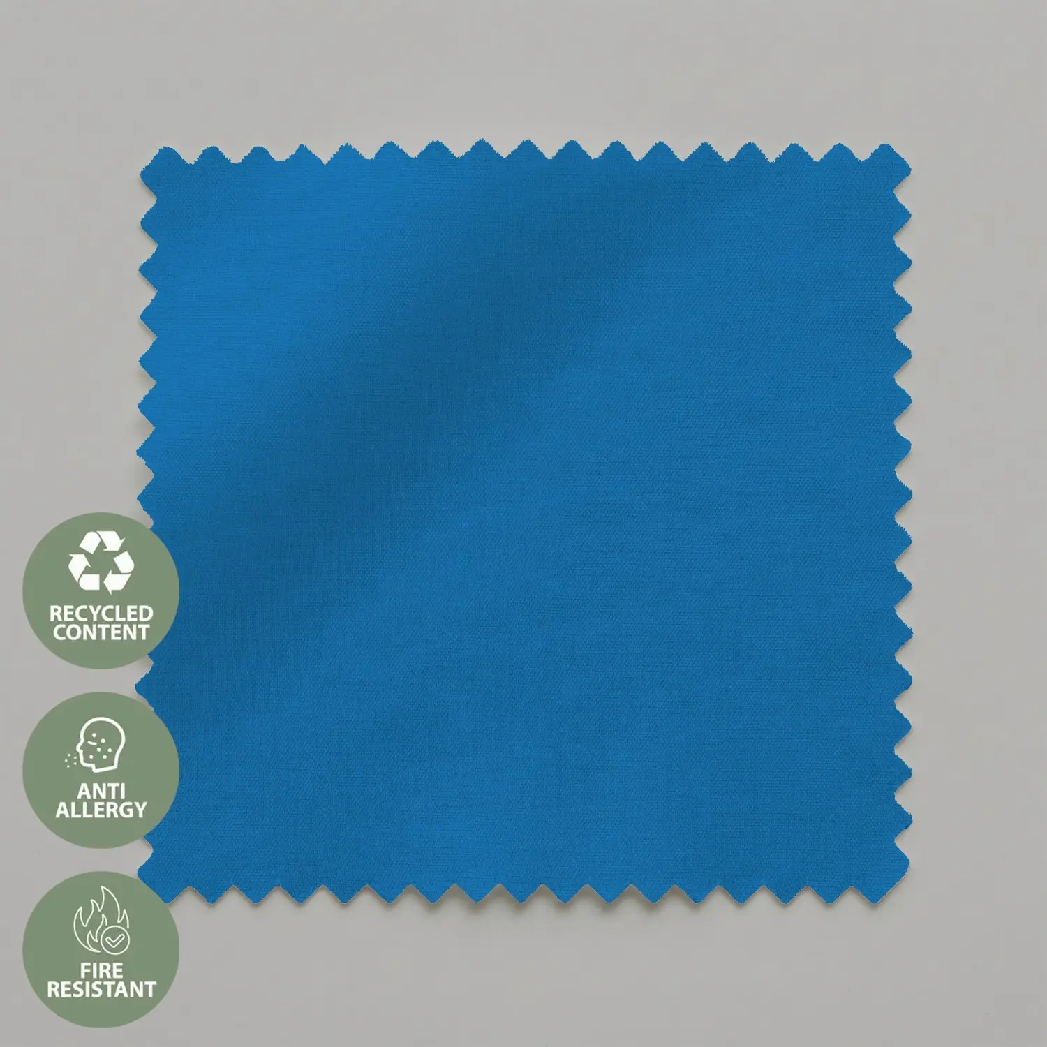 Gentian Blue Daylight Electric Roller Blind