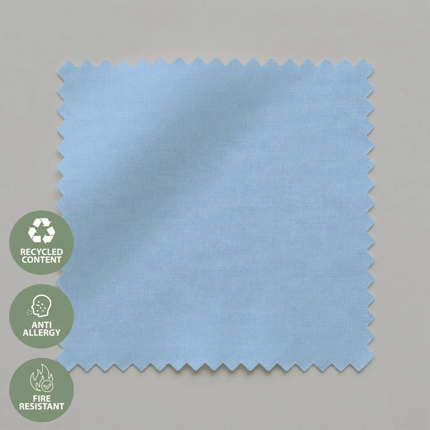 Robin's Egg Blue Daylight Electric Roller Blind