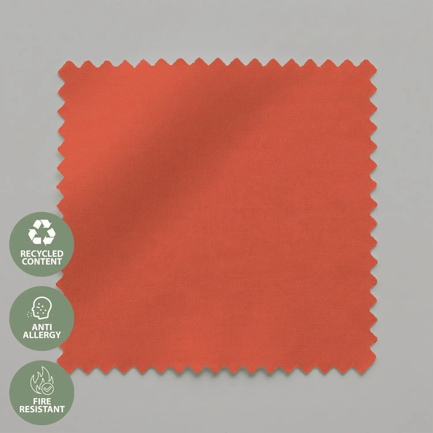 Arancia Orange Daylight Electric Roller Blind