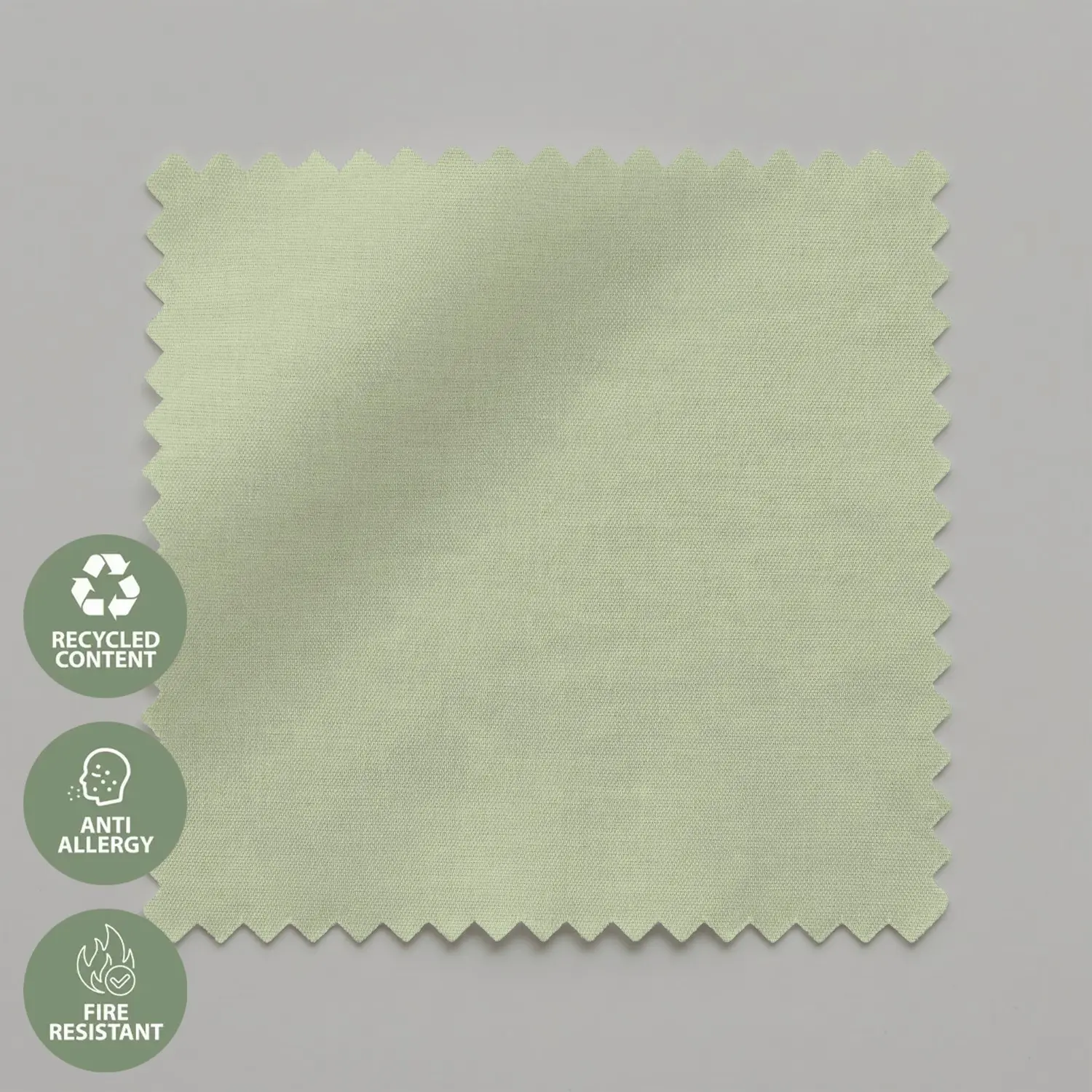 Artichoke Green Electric Blackout Roller Blind