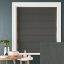 Opulence Lead Blackout Electric Roman Blind