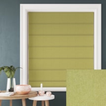 Tribeca Matcha Blackout Electric Roman Blind