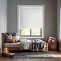 Amsterdam Light Grey Electric Roller Blind