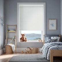 Amsterdam Light Grey Electric Roller Blind