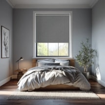 Denim Grey Electric Roller Blind