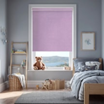 Melbourne Verbena Electric Roller Blind