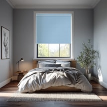 New York Cornflower Blue Electric Roller Blind