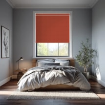 New York Earthy Red Electric Roller Blind