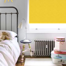 New York Sunshine Yellow Electric Roller Blind
