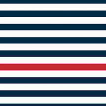 Nautical Stripe Electric Roller Blind