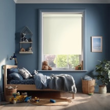 Ivory Blackout Electric Roller Blind