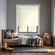 Ivory Blackout Electric Roller Blind