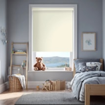 Ivory Blackout Electric Roller Blind