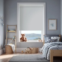 Magnetic Grey Blackout Electric Roller Blind