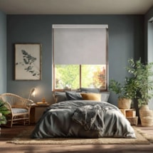 Windsor Light Grey Blackout Electric Roller Blind
