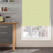 Ripple Sage Green No Drill Electric Roller Blind