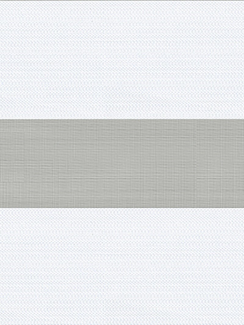 Piazza White Electric Vision Day and Night Blind