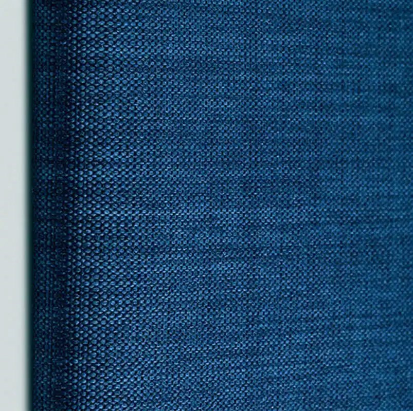Linen Navy Blue Blackout No Drill Electric Roller Blind