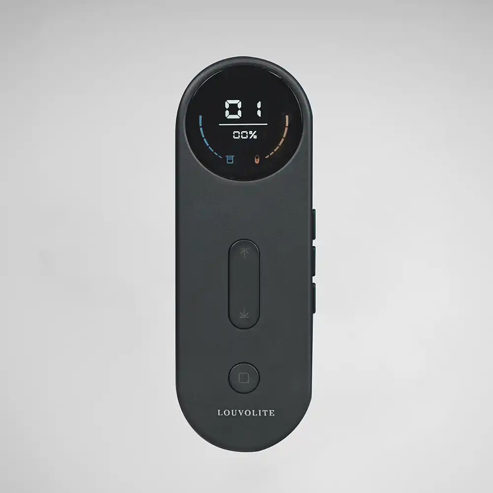 Black Sixteen Channel Louvolite Roller Blind Remote - R2190-16CH-BK