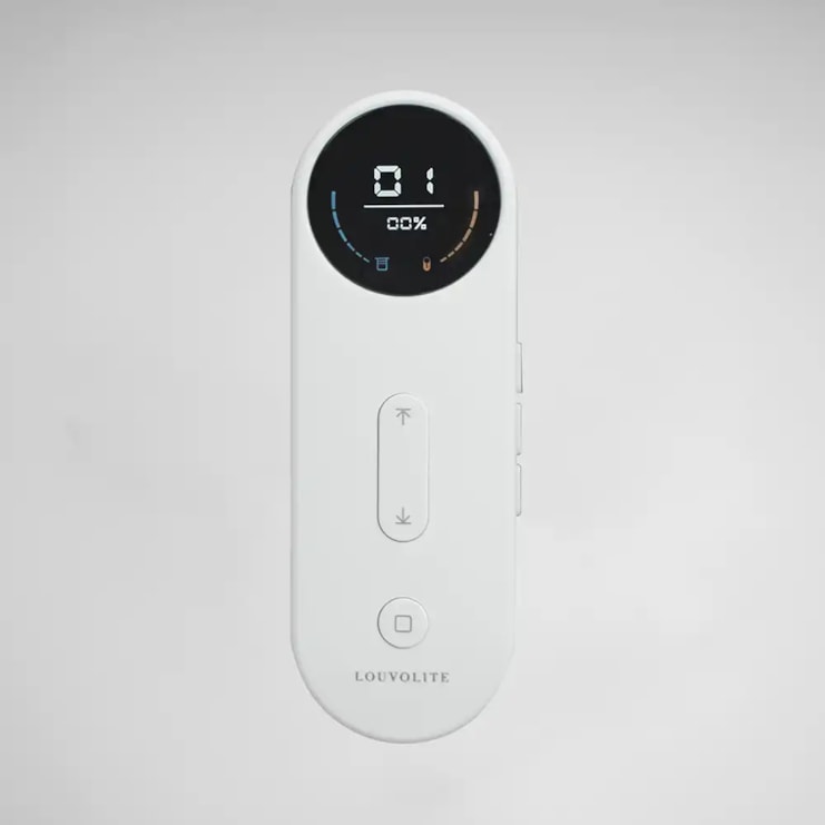 White Sixteen Channel Louvolite Roller Blind Remote - R2190-16CH-WH white 16 channel remote