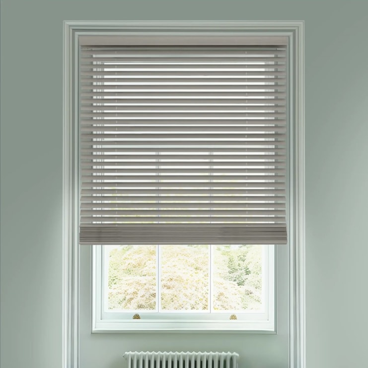 Chinchilla 50mm Wooden Electric Venetian Blind