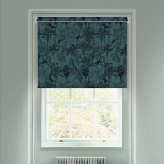 Amazon Teal Electric Roller Blind by Boon & Blake