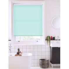 Mint Cream Daylight Electric Roller Blind