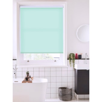 Mint Cream Daylight Electric Roller Blind