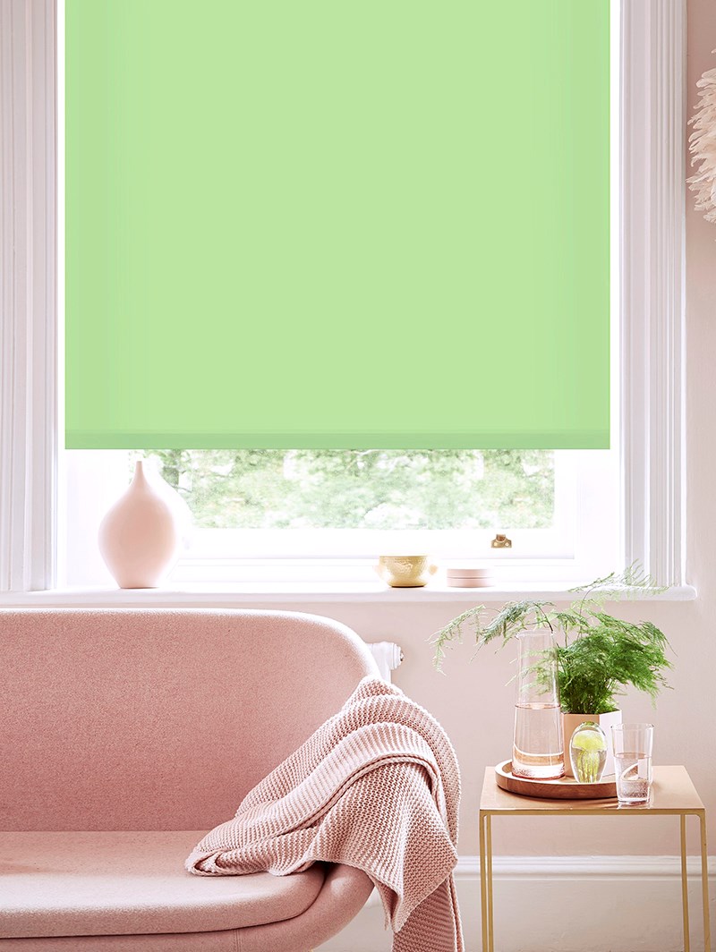 Stem Green Daylight Electric Roller Blind