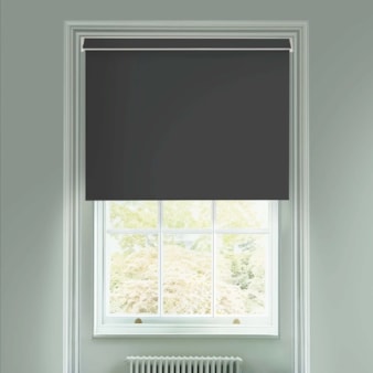 Zinc Blackout Electric Roller Blind