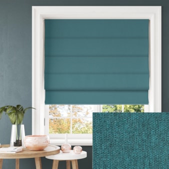 Hampton Poseidon Blackout Electric Roman Blind