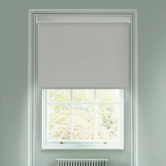 Doric Grey Electric Blackout Roller Blind