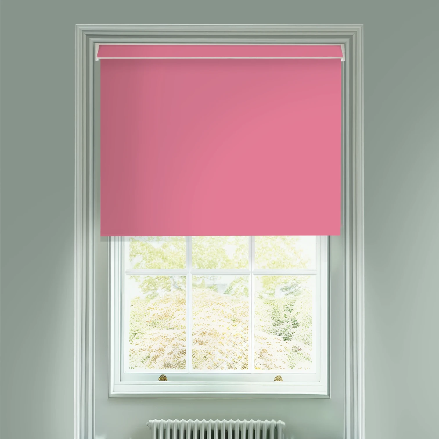 Ballgown Pink Daylight Electric Roller Blind