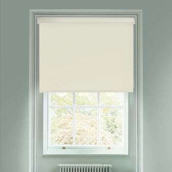 Primula Cream Electric Blackout Roller Blind