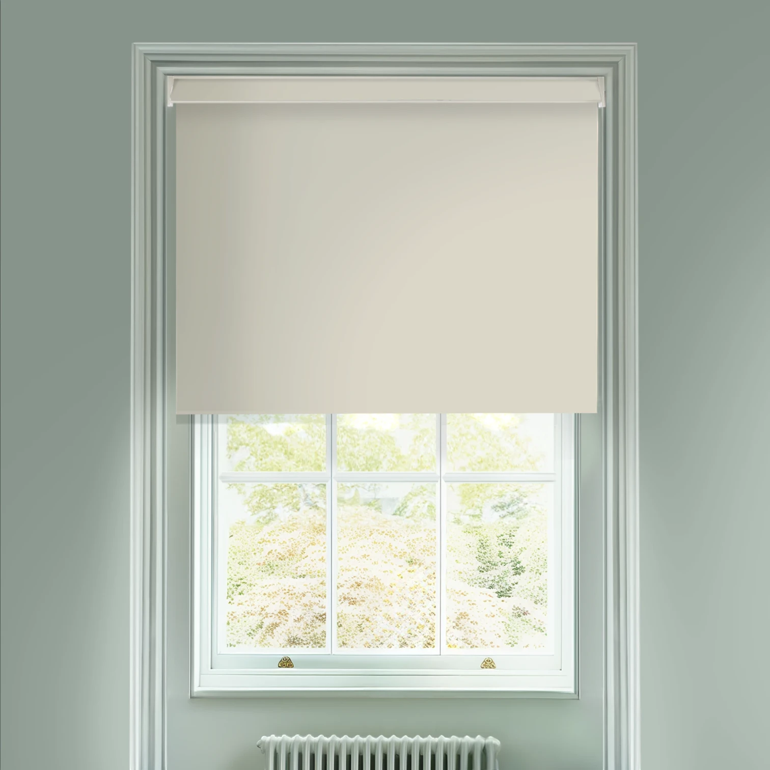 Pampas Cream Daylight Electric Roller Blind