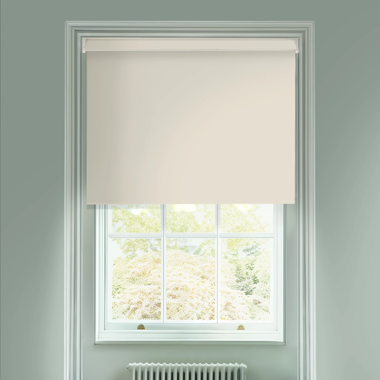 Domino Ivory Daylight Electric Roller Blind