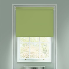 Avocado Green Electric Blackout Roller Blind