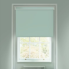 Mineral Green Electric Blackout Roller Blind