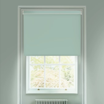 Mineral Green Electric Blackout Roller Blind