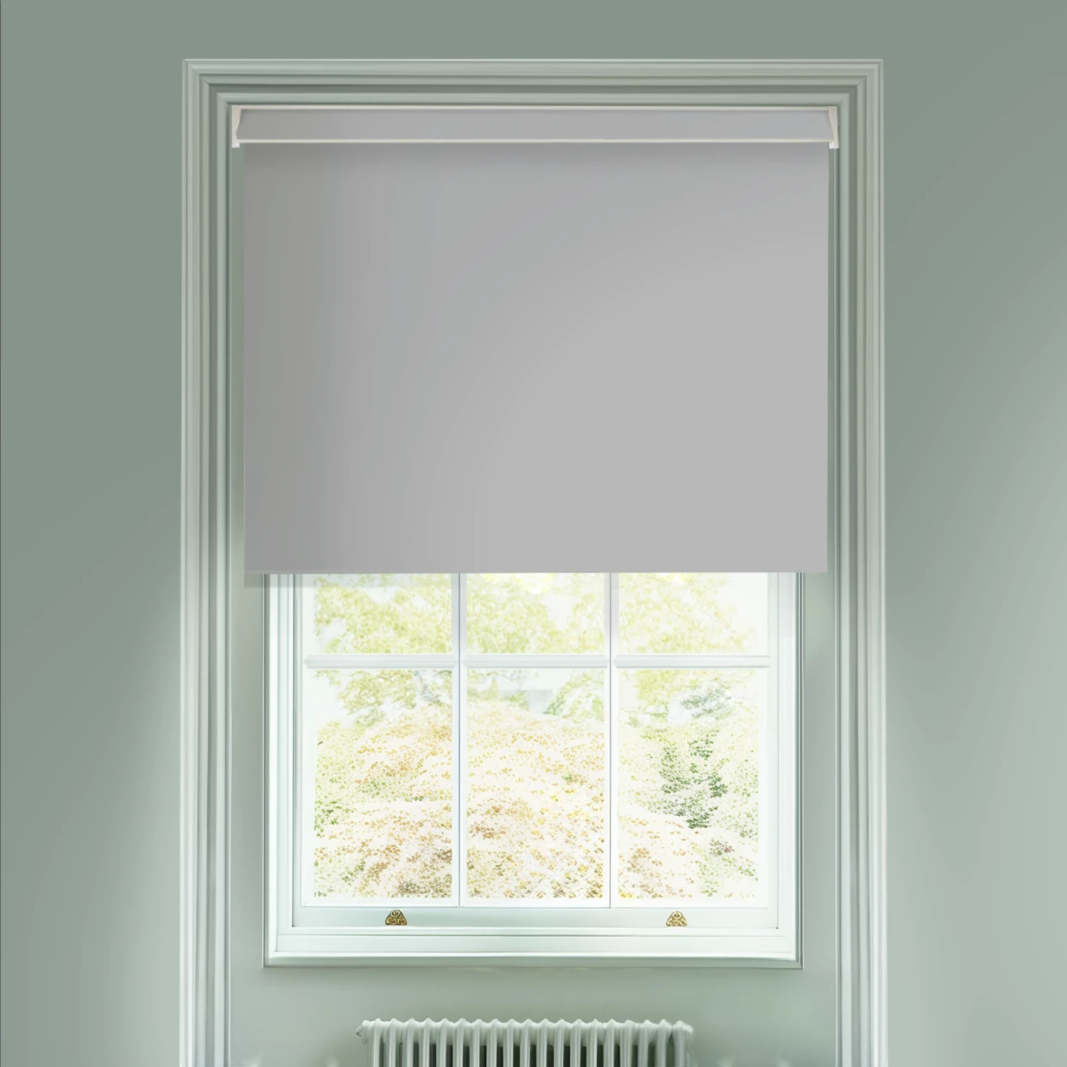 Alpine Grey Daylight Electric Roller Blind