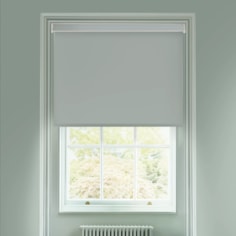 Alpine Grey Electric Blackout Roller Blind